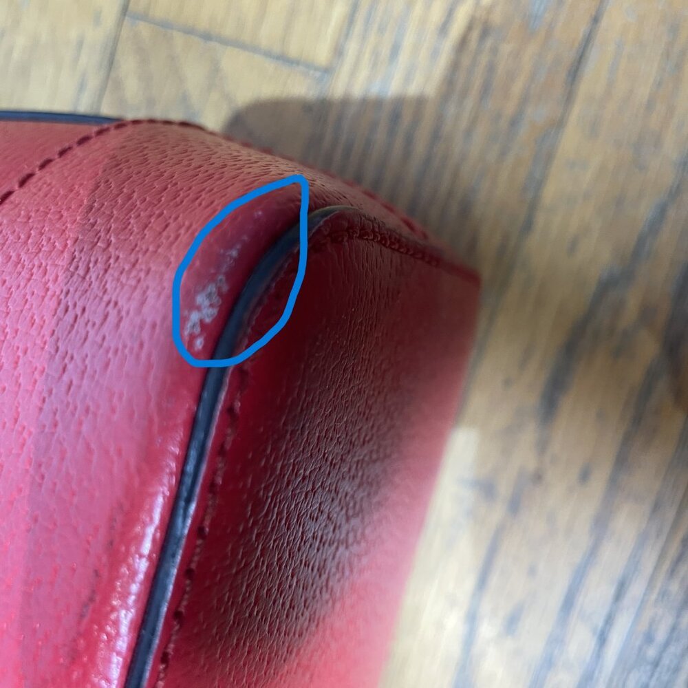 Kate Spade New York Wellesley Rachelle satchel in Cherry Red - Picture 12 of 13